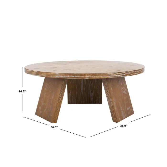 Urban Round Coffee Table with Measurement