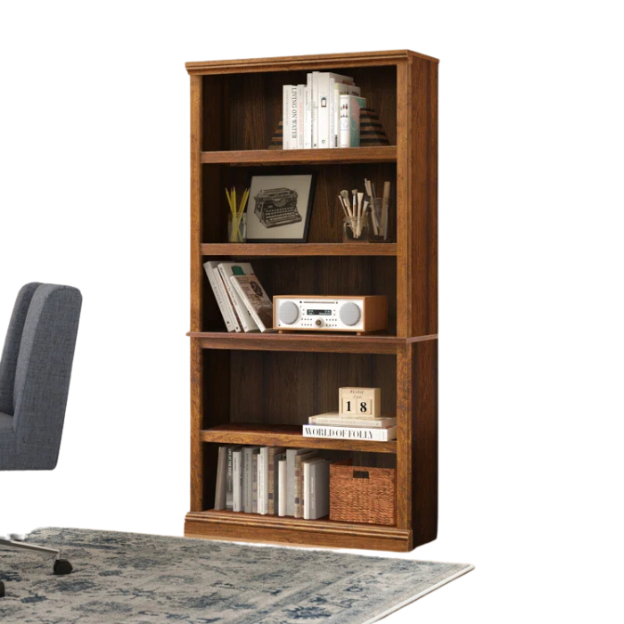 Brown Signature Book Tower Bookcase