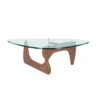 Brown Serene Glass Coffee Table