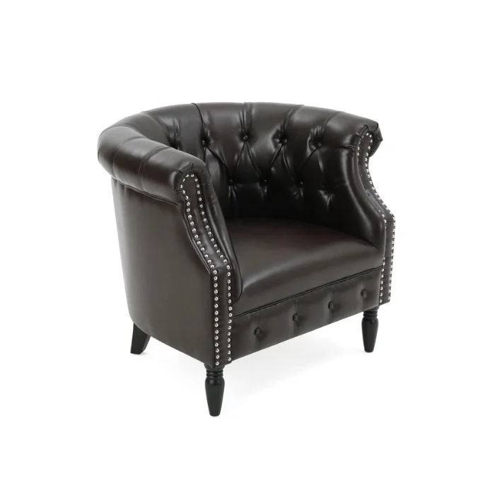 Belvoir Club Chesterfield Chair brown
