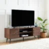 Classic Walnut TV Stand dark walnut