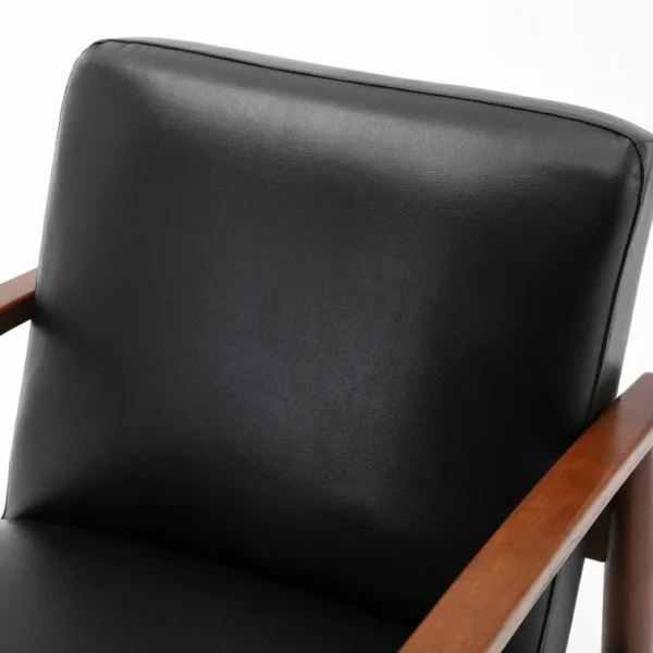 Modern-Faux-Leather-Armchair-detailed-image