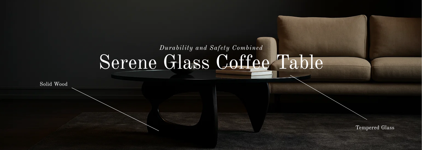 Serene Glass Coffee Table banner