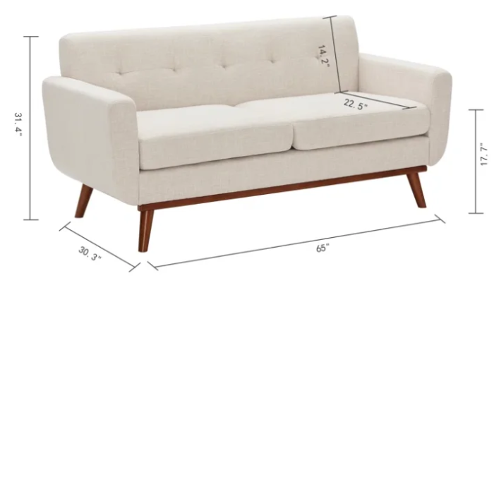 Versatile Square Arm Sofa dimensions