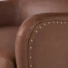 Crown Upholstered Wingback Chair closeup view