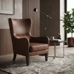 Crown Upholstered Wingback Chair