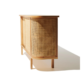 Curved Storage Cane Console