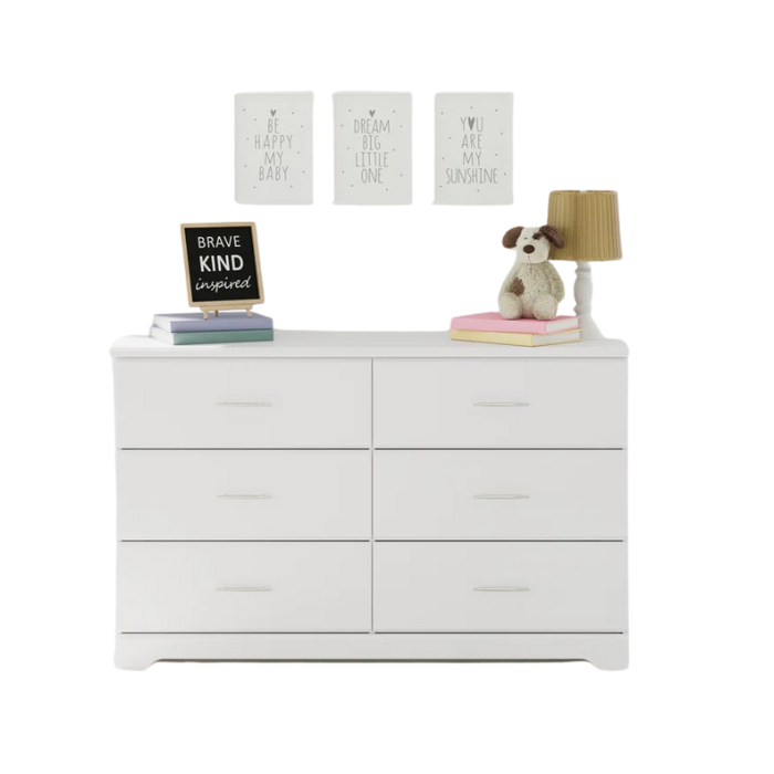 White Royal Verona Double Dresser