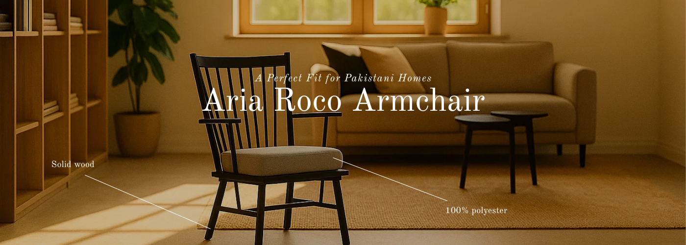 Aria Roco Armchair Banner