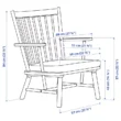 Aria Roco Armchair Dimensions