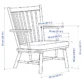 Aria Roco Armchair Dimensions