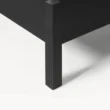 close view of bed's foot