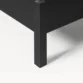 close view of bed's foot