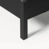 close view of bed's foot
