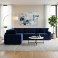 Royal Blue Elysian Corner Sectional Sofa