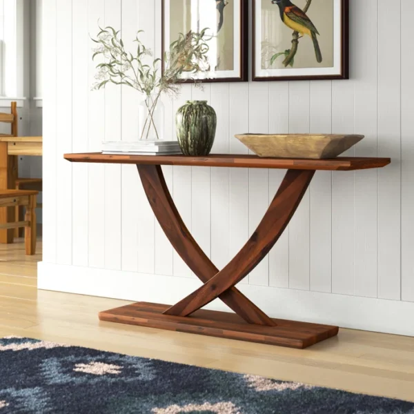 Helix Solid Wood Console Table Product image