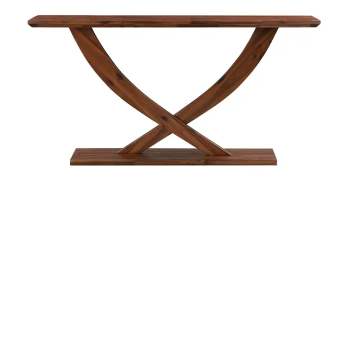 Helix Solid Wood Console Table dimensions