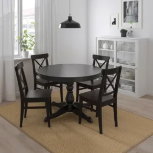 Kingsley Black Dining Set feature