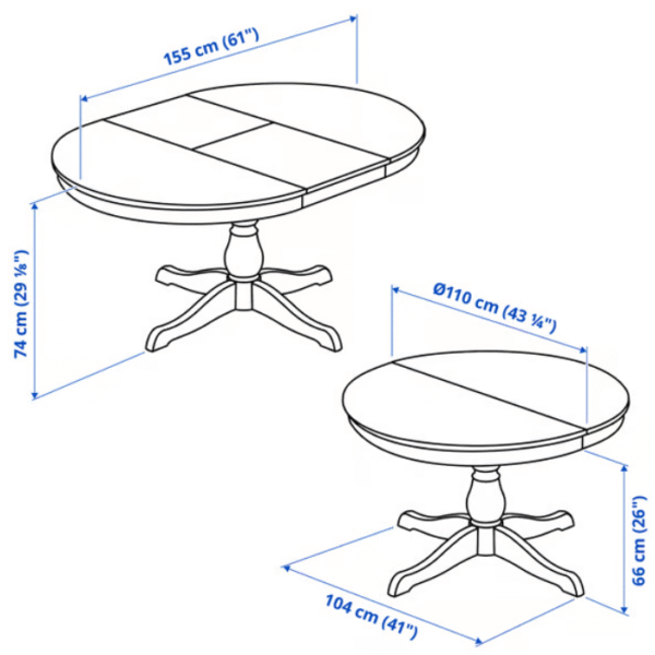 Kingsley Black Dining Set Dimensions Kingsley Black Dining Set Dimensions