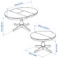 Kingsley Black Dining Set Dimensions