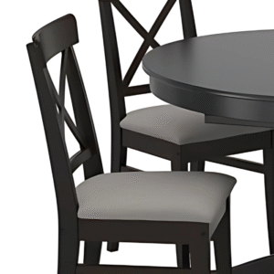 Kingsley Black Dining Set feature