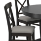 Kingsley Black Dining Set feature