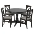 Kingsley Black Dining Set feature