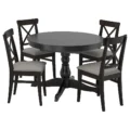 Kingsley Black Dining Set feature