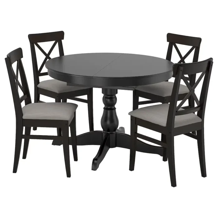 Kingsley Black Dining Set feature