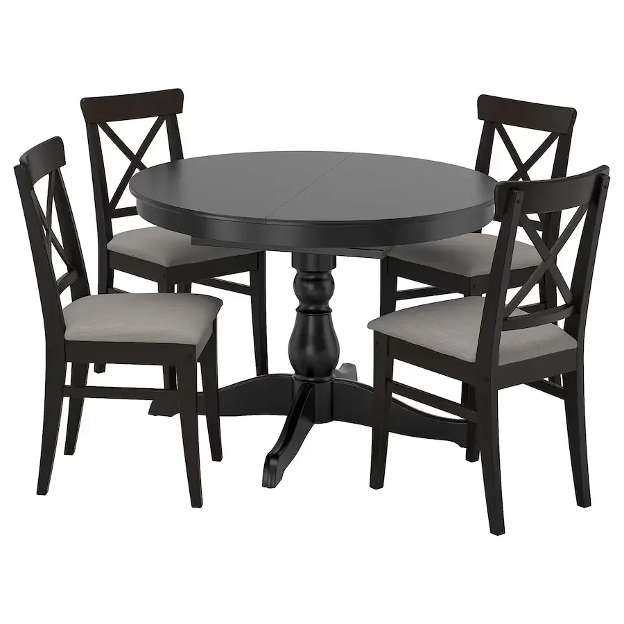 Kingsley Black Dining Set feature