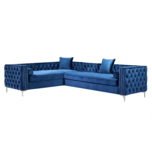 Marcello Velvet Corner Sectional feature