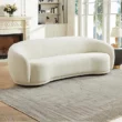 White Opulence Bouclé Chesterfield Sofa
