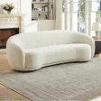 White Opulence Bouclé Chesterfield Sofa