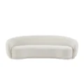 White Opulence Bouclé Chesterfield Sofa