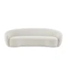 White Opulence Bouclé Chesterfield Sofa