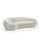 White Opulence Bouclé Chesterfield Sofa