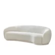 White Opulence Bouclé Chesterfield Sofa