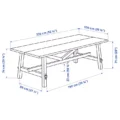 Orlivia Dining Set – Wooden Table Dimensions Diagram with Measurements