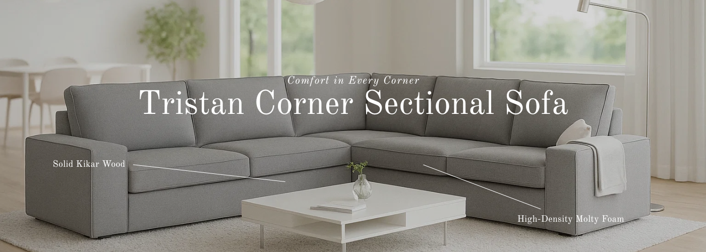 Tristan Corner Sectional Sofa Banner