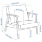 Roco Harbor Armchair – Wooden lounge chair with cushioned seat and backrest, ideal for home and office use.