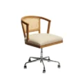 Roco Swivel Desk Chair - angled view in white background