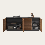 featuring opened img of Symmetry Sleek Credenza