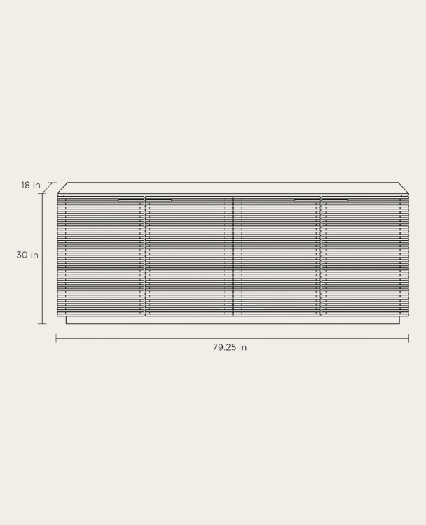 featuring size img of Symmetry Sleek Credenza