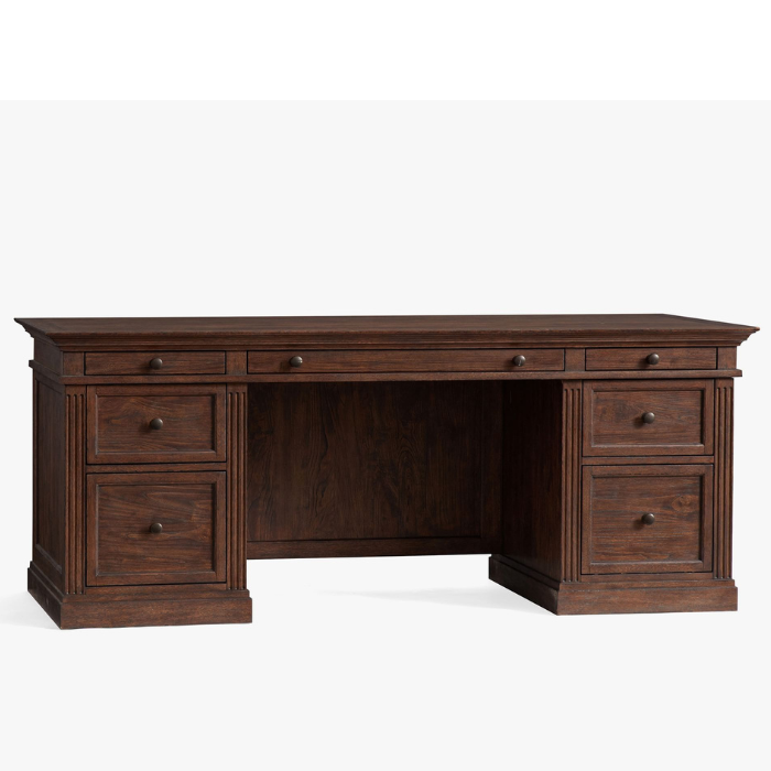 Stalwart Executive Desk Walnut