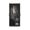 Bifold Wardrobe open