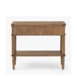 Aurela Side Table Brown