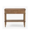 Aurela Side Table Brown