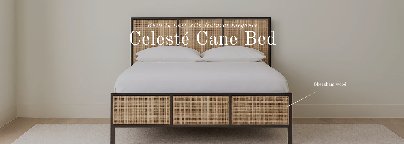 Celesté Cane Bed Banner