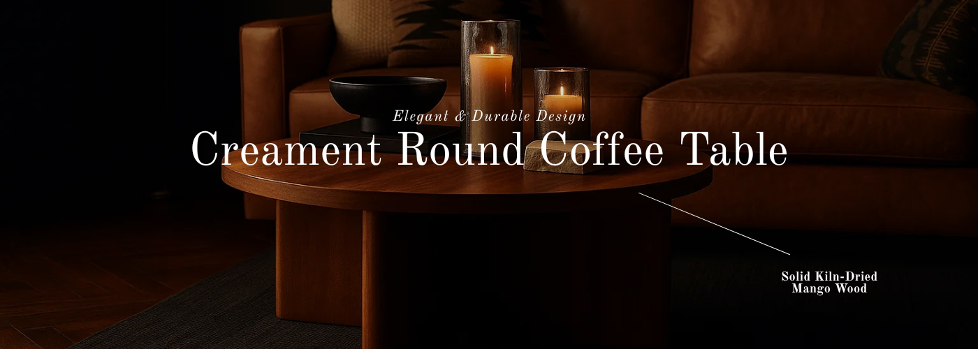Creament Round Coffee Table banner.png