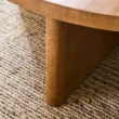 featuring leg detail img for Creament Round Coffee Table